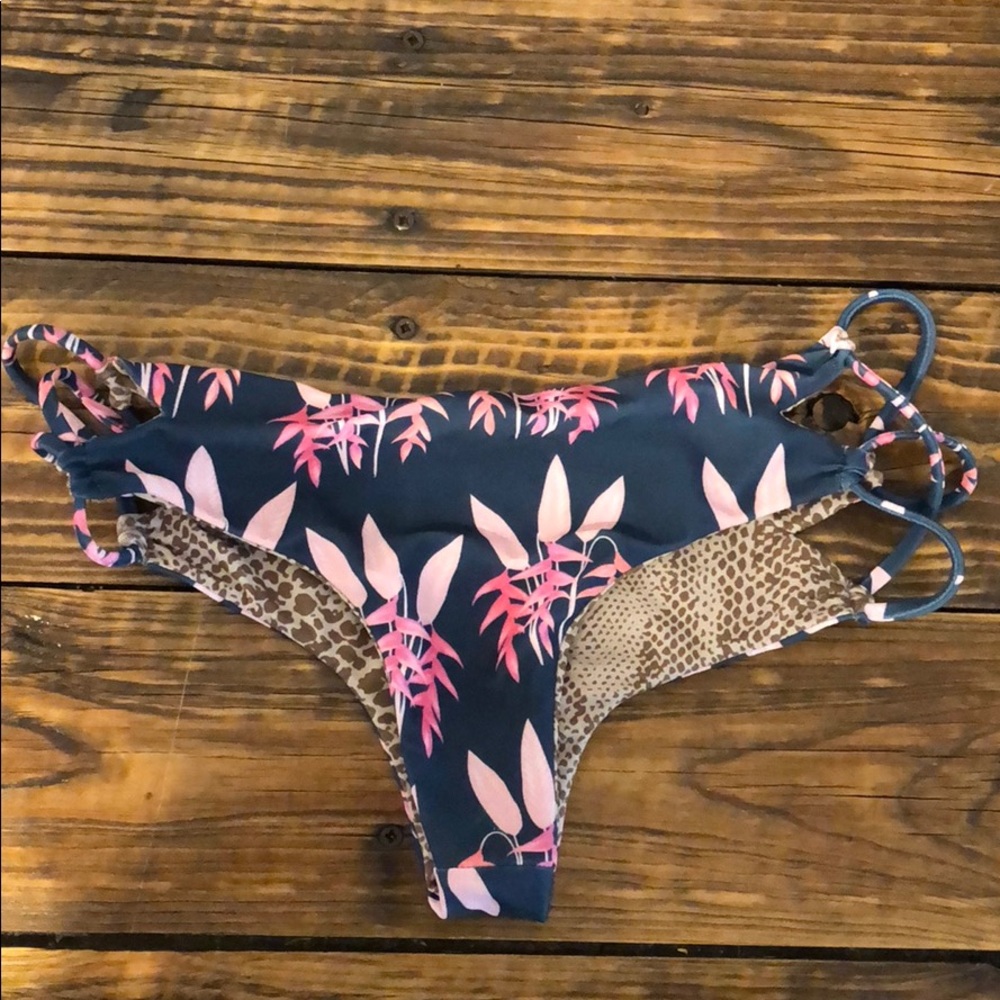 Acacia Swimwear Kauai bottoms Heliconia
